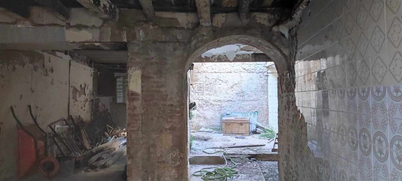 Vivienda antigua antes de rehabilitar en Córdoba